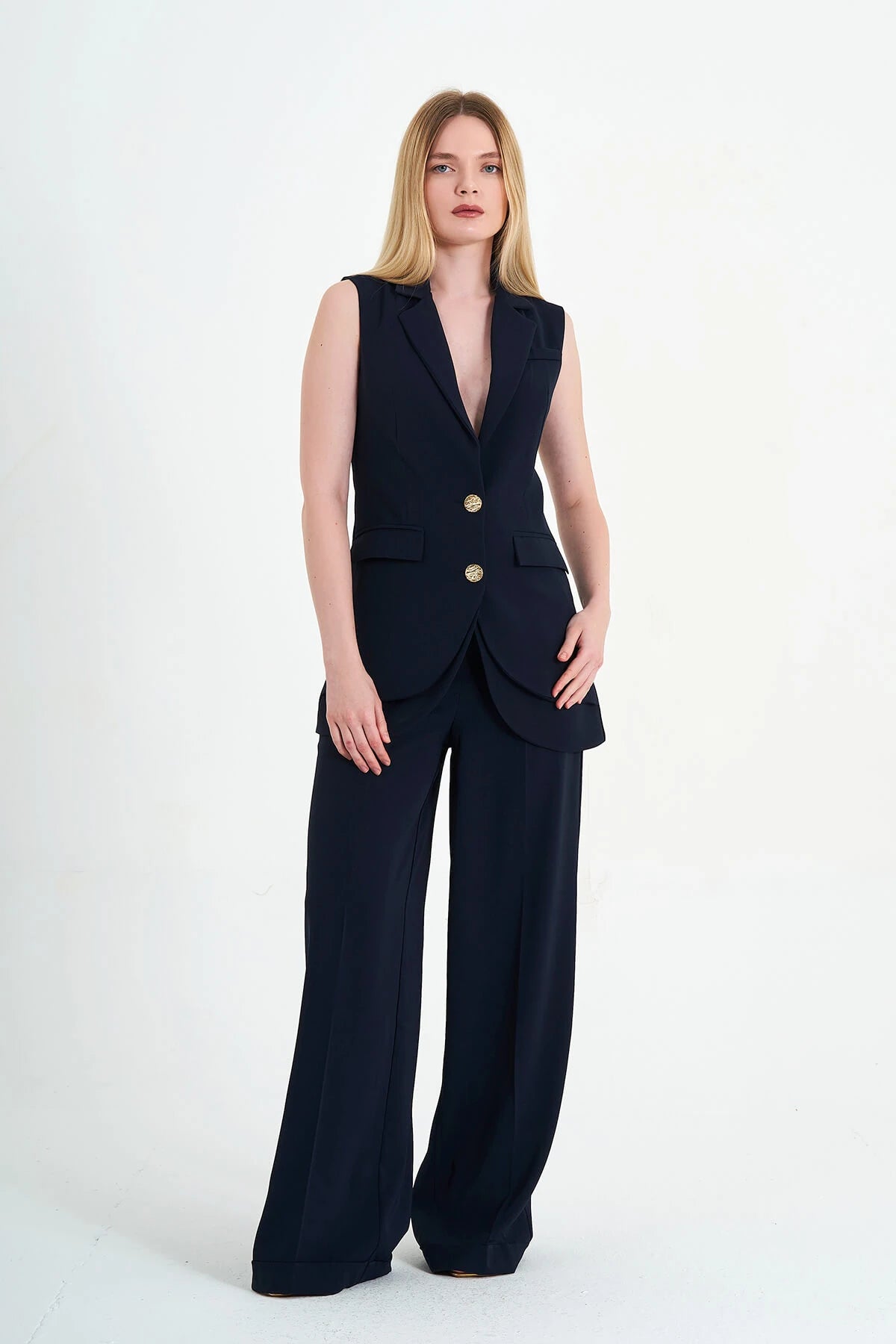 Ensemble Eli bleu foncé