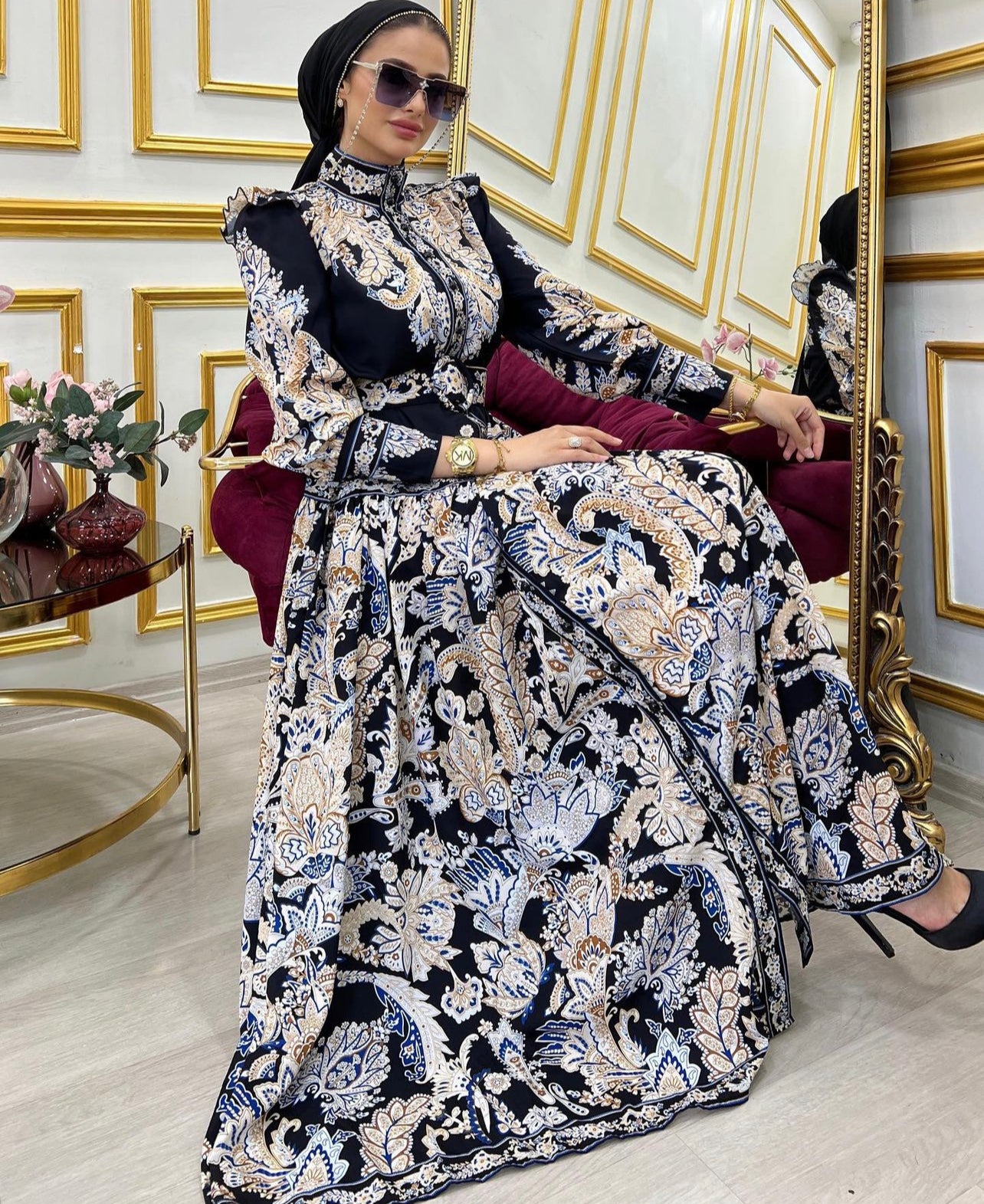 Robe azur