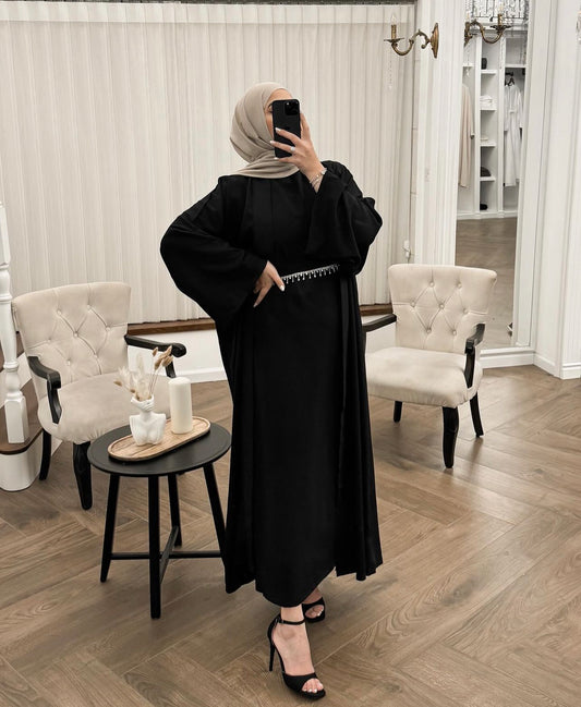 Abaya eli noir